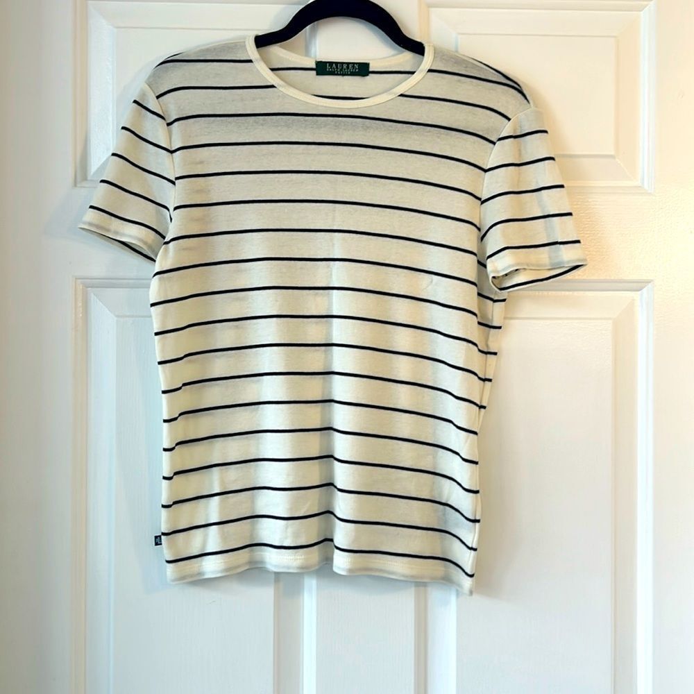 Lauren Ralph Lauren striped knit top